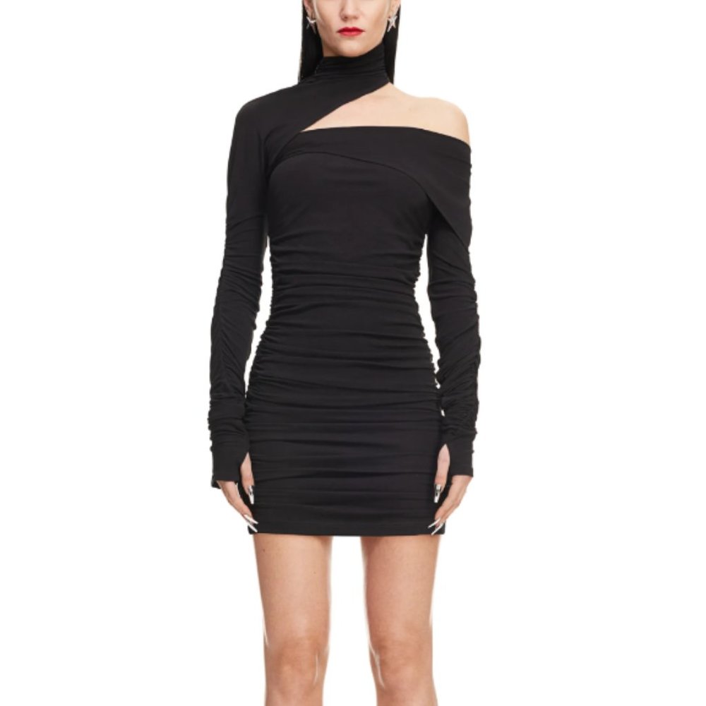 Mugler x H&M Black Mini Dress Limited Edition NWT Sz Small